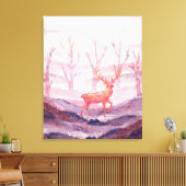 Toile Cerf dans la forêt (Insitu(Salon))