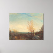 Toile Cerf Dans La Forêt De Fontainebleau Félix Ziem (Recto)