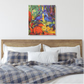 Toile Cerf dans la forêt II par Franz Marc, Art Vintage (Insitu(Chambre))