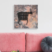 Toile Cerf/Elk, mimbres Poterie Design (Insitu(Salon))