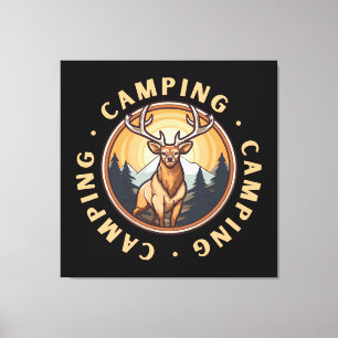 Toile Cerf - Faune - Camping