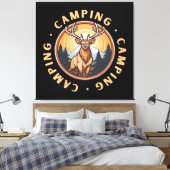 Toile Cerf - Faune - Camping (Insitu(Chambre))