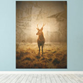 Toile Cerf forestier (Insitu (Plancher de Bois))