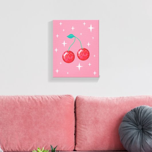 Toile Cerise Disco 1 (Insitu(Salon))