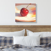 Toile Cerise pastel à l'huile (Insitu(Chambre))