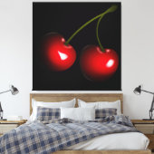 Toile Cerises sucrées rouge foncé (Insitu(Chambre))