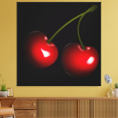 Toile Cerises sucrées rouge foncé (Insitu(Salon))