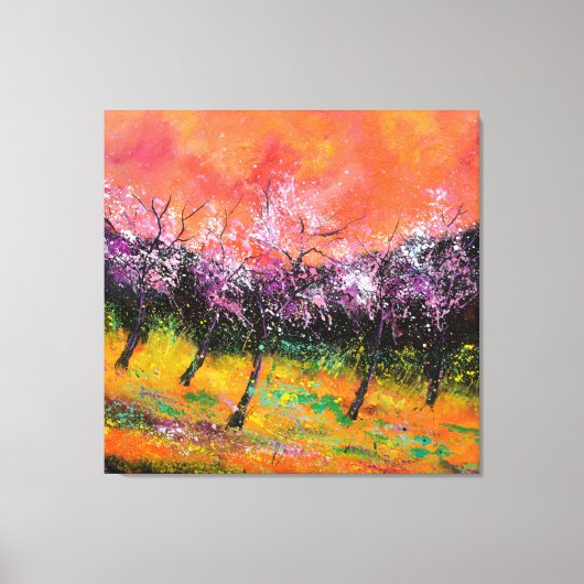 Toile Cerisiers en fleurs (Recto)