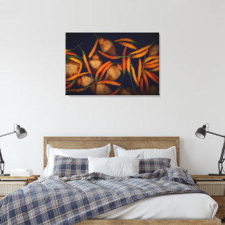 Toile Certains l'aiment piment orange chaud
