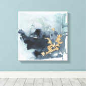 Toile Cerulean & Or (Insitu (Plancher de Bois))