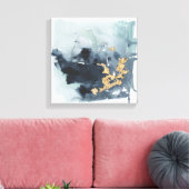 Toile Cerulean & Or (Insitu(Salon))