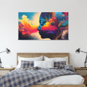 Toile Cerveau coloré (Insitu(Chambre))