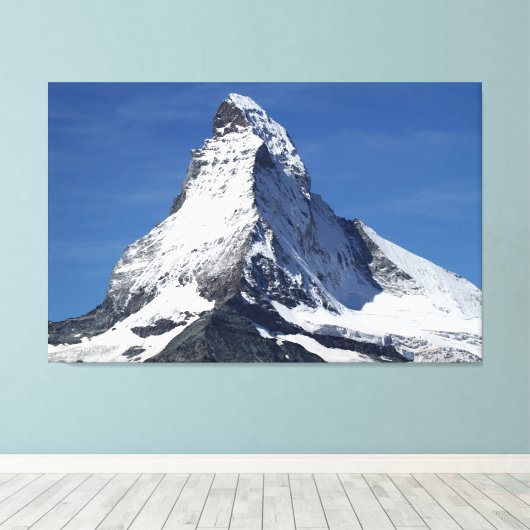 Toile Cervin, Alpes (Insitu (Plancher de Bois))