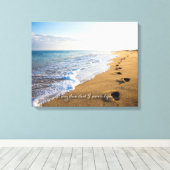 Toile C'est alors que je t'ai porté. 20 x 16 (Insitu (Plancher de Bois))