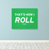 Toile C'est comme ça que je roule (Insitu (Plancher de Bois))