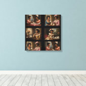 Toile C'est Tea Time Stretched Canvas Print (Insitu (Plancher de Bois))