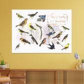 Toile C'est Totalement Pour Les Oiseaux (Insitu(Salon))