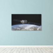 Toile C'est un concept d'artiste à l'aide d'un modèle 2 (Insitu (Plancher de Bois))