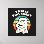 Toile C'est une feuille de fantôme Boo (Recto)
