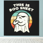 Toile C'est une feuille de fantôme Boo (Insitu (Plancher de Bois))