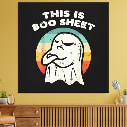 Toile C'est une feuille de fantôme Boo (Insitu(Salon))