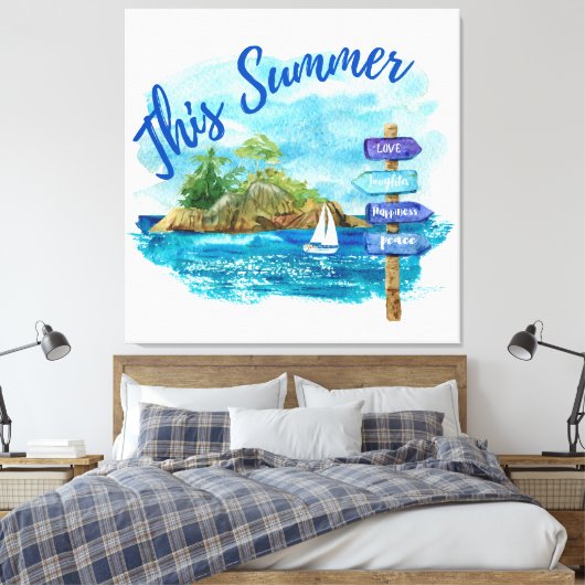 Toile Cet été (Insitu(Chambre))