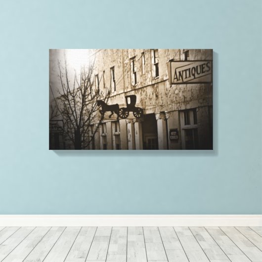 Toile Cette ancienne boutique (Insitu (Plancher de Bois))