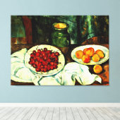 Toile Cezanne - Cerises, (Insitu (Plancher de Bois))