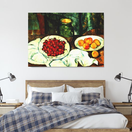 Toile Cezanne - Cerises, (Insitu(Chambre))