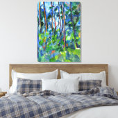 Toile Cézanne - Dans les Bois, célèbre peinture (Insitu(Chambre))