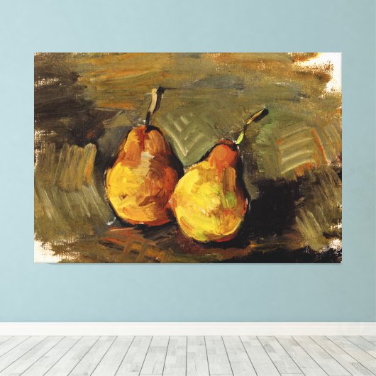 Toile Cezanne - Deux poires (Insitu (Plancher de Bois))