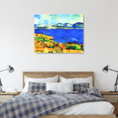 Toile Cezanne - Golfe de Marseille, célèbre peinture, (Insitu(Chambre))