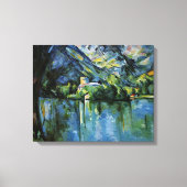 Toile Cezanne - Lac d'Annecy (Recto)