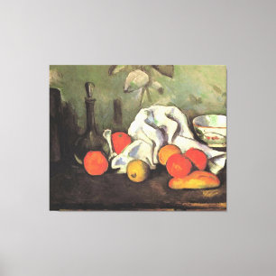 Toile Cezanne - Nature morte avec des fruits