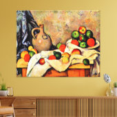 Toile Cezanne - Rideau, Pichet et Fruits, (Insitu(Salon))