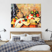 Toile Cezanne - Rideau, Pichet et Fruits, (Insitu(Chambre))