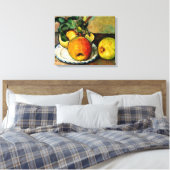 Toile Cezanne - Vie morte avec pommes et poires (Insitu(Chambre))