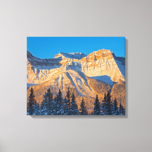Toile Chaîne Waputik dans les montagnes Rocheuses canadi