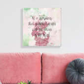 Toile Chaînes d'aquarelle du coeur (Insitu(Salon))