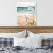 Toile Chaise Blanche Sur La Plage (Insitu(Chambre))