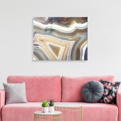 Toile Chalcédonie, une variété de quartz connue sous le (Insitu(Salon))
