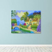 Toile chalet de printemps (Insitu (Plancher de Bois))