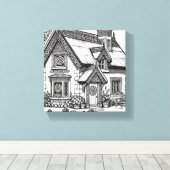 Toile Chalet n° 49 (Insitu (Plancher de Bois))