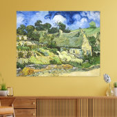 Toile Chalets de Van Gogh à Cordeville (1890) (Insitu(Salon))