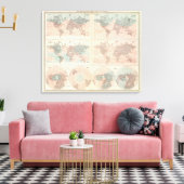 Toile Chaleur sur le globe (Insitu(Salon))