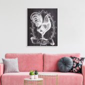 Toile chalkboard français chic western country (Insitu(Salon))