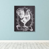 Toile chalkboard français chic western country (Insitu (Plancher de Bois))