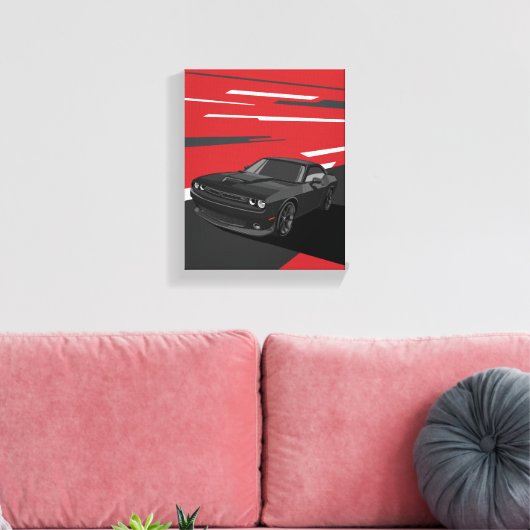 Toile Challenger RT black (Insitu(Salon))