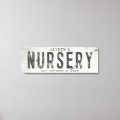 Toile Chambre de bébé rustique moderne de ferme (Recto)