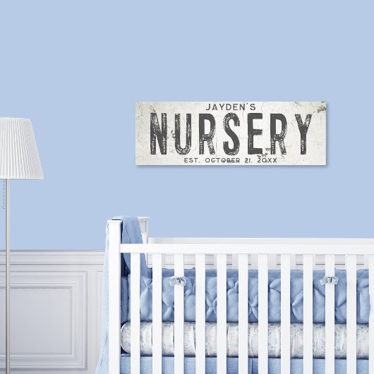 Toile Chambre de bébé rustique moderne de ferme pour béb